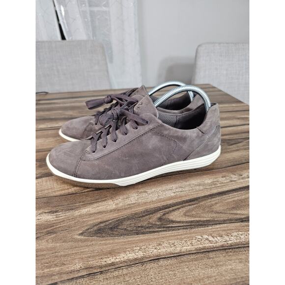 Ecco Danish Design Brown Suede Leather Lace Up Casual Shoes Women's 9 Eu 40 - Picture 12 of 12